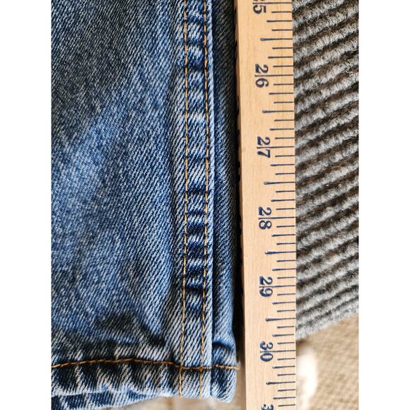 Levis 505 Jeans Mens 36x32 Blue Medium Wash Regular Fit - Picture 6 of 10